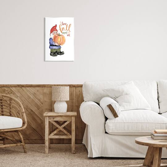Stupell Industries I Love Fall Most Of All Gnome Wall Plaque Art